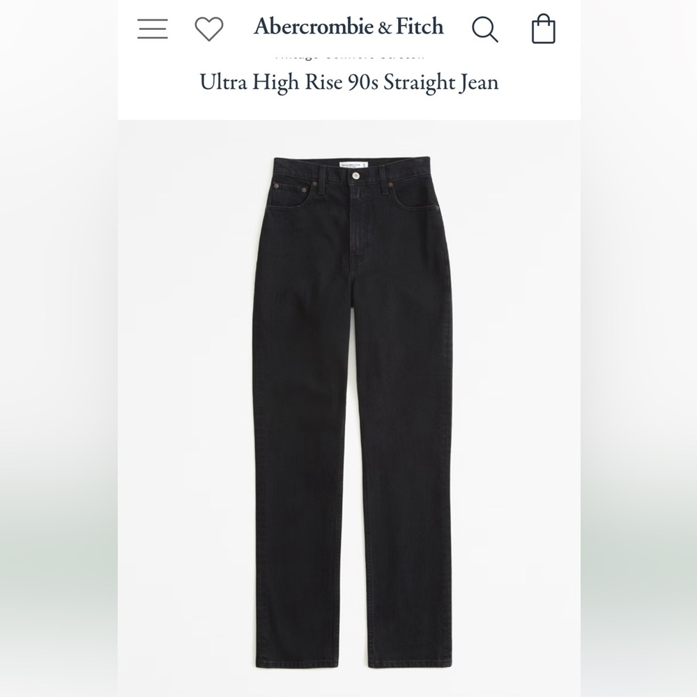 Like New condition Abercrombie & Fitch The 90’s Straight 31R